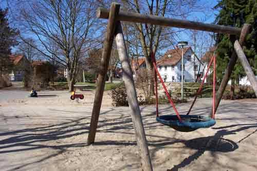 Spielplatz zur Insel Waltersweier