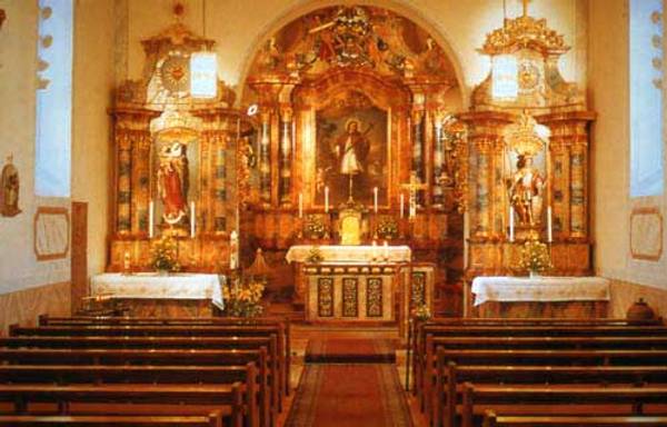 Innenansicht Kirche Waltersweier